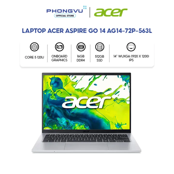 Máy tính xách tay Acer Aspire Go 14 Ag14-72P-563L