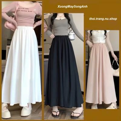 Beautiful 3-Layer Flared Skirt with Inner Lining Cv95