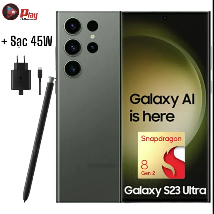 Samsung Galaxy S23 Ultra 5g 2 Sim Genuine Likenew 12Gb-512Gb | Free 45W Fast Charger, Playmobile