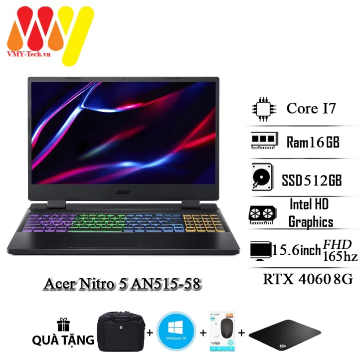 Laptop chơi game Acer Nitro 5 AN515-55