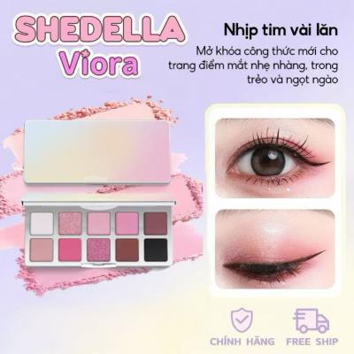 Shedella Dream 10-Color Glitter Eyeshadow Palette Easy to Use, Suitable for Many Makeup Styles