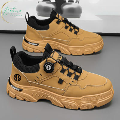 Men's Sports Shoes with Twist Buttons H081 Fashionable Style